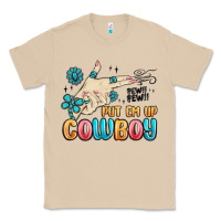 Mushroom western turquoise put em up cowboy Classic Tee - MaliasSmallBusiness