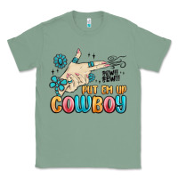 Sage western turquoise put em up cowboy Classic Tee - MaliasSmallBusiness
