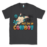 Smoke western turquoise put em up cowboy Classic Tee - MaliasSmallBusiness