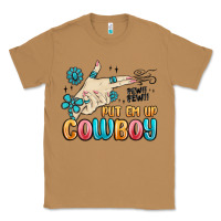 Toasted Coconut western turquoise put em up cowboy Classic Tee - MaliasSmallBusiness