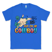 True Royal western turquoise put em up cowboy Classic Tee - MaliasSmallBusiness
