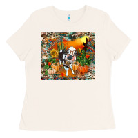 Bone Fall baby cow Ladies Tee - RanaPortraitStore