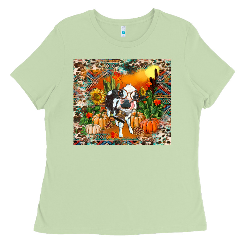 Fall Baby Cow Ladies Tee by RanaPortraitStore | Teevron