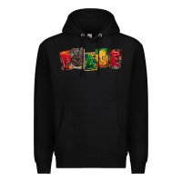 Black peace juneteenth Premium Hoodie - CowGirlArtShop
