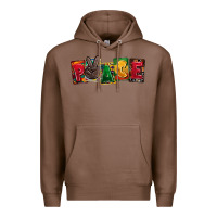 Chestnut peace juneteenth Premium Hoodie - CowGirlArtShop