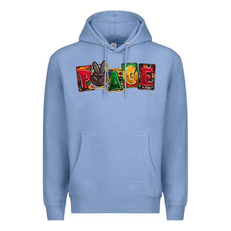 Peace Juneteenth Premium Hoodie by CowGirlArtShop | Teevron
