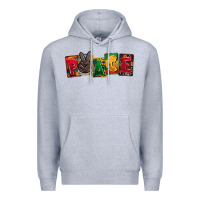 Heather Grey peace juneteenth Premium Hoodie - CowGirlArtShop