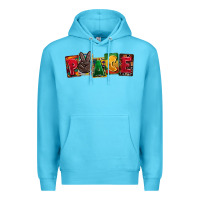 Ocean Blue peace juneteenth Premium Hoodie - CowGirlArtShop