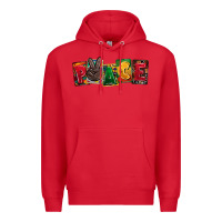 Red peace juneteenth Premium Hoodie - CowGirlArtShop