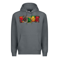 Rock peace juneteenth Premium Hoodie - CowGirlArtShop