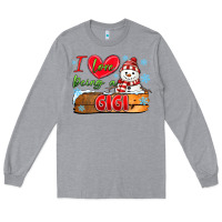 Heather Grey i love being a gigi Long Sleeve Tee - MaliasSmallBusiness