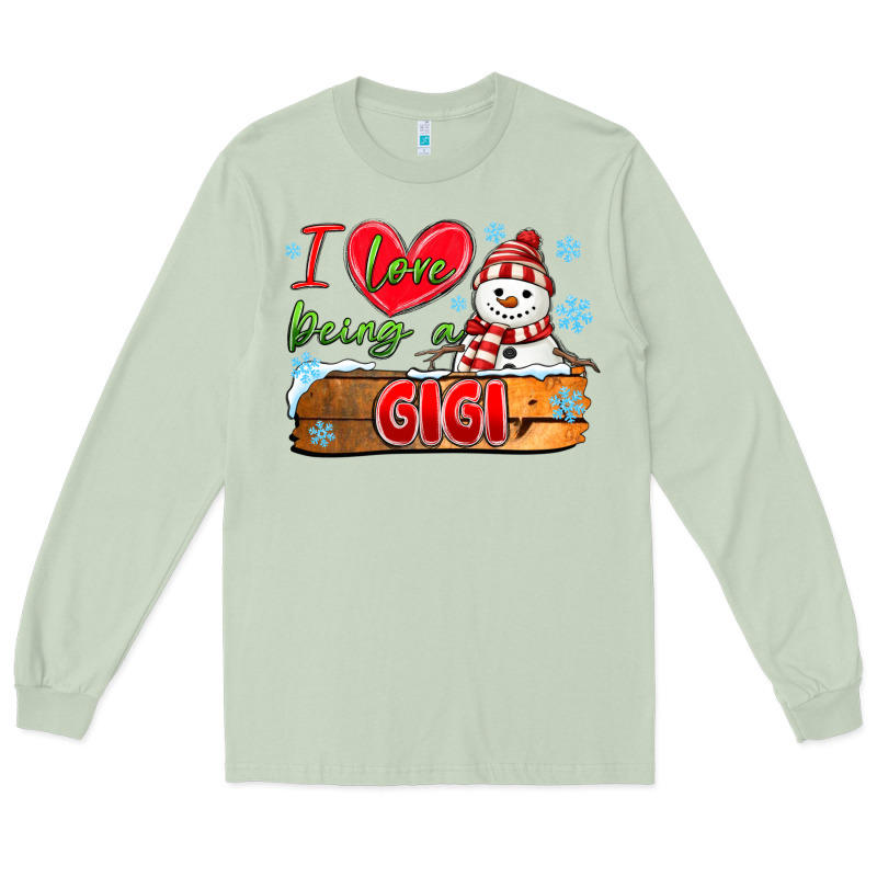 I Love Being A Gigi Long Sleeve Tee by MaliasSmallBusiness | Teevron