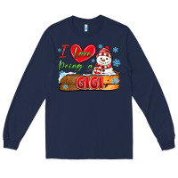 Navy i love being a gigi Long Sleeve Tee - MaliasSmallBusiness
