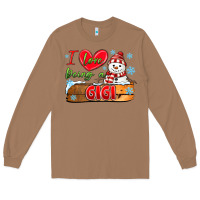 Toasted Coconut i love being a gigi Long Sleeve Tee - MaliasSmallBusiness