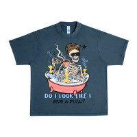 Midnight Navy do i look like i give a duck Urban Heavy Tee - MaliasSmallBusiness