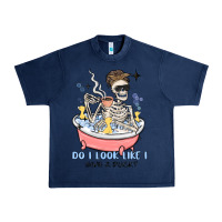 Navy do i look like i give a duck Urban Heavy Tee - MaliasSmallBusiness
