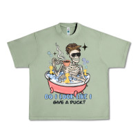 Oil Green do i look like i give a duck Urban Heavy Tee - MaliasSmallBusiness