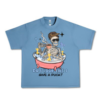 Pebble Blue do i look like i give a duck Urban Heavy Tee - MaliasSmallBusiness