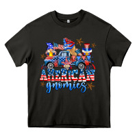 Asphalt American truck gnomes Heavy Core Tee - AdoDesignShop