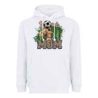 White Soccer Mom Heavyweight Hoodie - HowdyJamesFarm