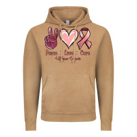 Vintage Camel Peace Love Cure Uterine Cancer Vintage Hoodie - Jasminsmagicworld