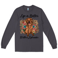 Smoke life is better with a labrador Long Sleeve Tee - JahusDesignShop