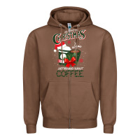 Chestnut All I Want For Christmas Is You Just Kidding I Want Coffee Zipper Hoodie - Bettercallsaul