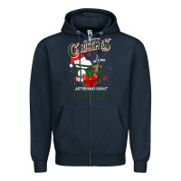 Navy All I Want For Christmas Is You Just Kidding I Want Coffee Zipper Hoodie - Bettercallsaul