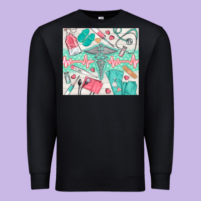Nurse Medical Equipment Premium Sweatshirt Designed By Tumblerdesignbyshophia