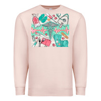 Pale Pink nurse medical equipment Premium Sweatshirt - TumblerDesignByShophia