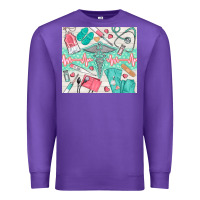 Purple nurse medical equipment Premium Sweatshirt - TumblerDesignByShophia