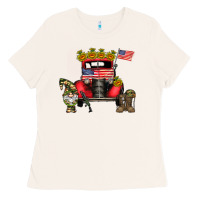 Bone america soldier truck Ladies Tee - CowhideDigitalArt