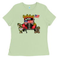 Matcha america soldier truck Ladies Tee - CowhideDigitalArt
