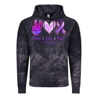 Cloud Black Peace Love Cure All Cancers Vintage Hoodie - Jasminsmagicworld