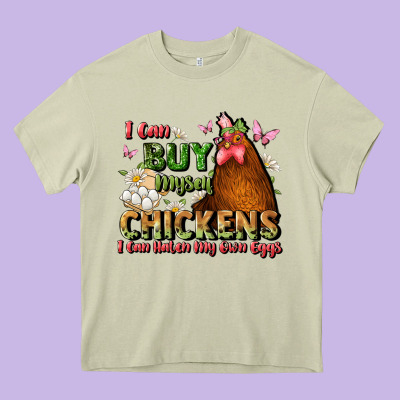 I Can Buy Myself Chickens I Can Hatch My Own Eggs Heavy Core Tee Designed By Jahusdesignshop