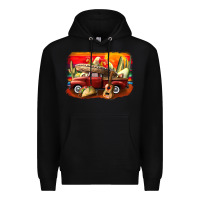 Black mexican cinco de mayo truck Premium Hoodie - CowGirlArtShop