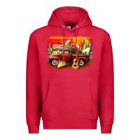 Cardinal mexican cinco de mayo truck Premium Hoodie - CowGirlArtShop