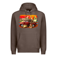 Coffee mexican cinco de mayo truck Premium Hoodie - CowGirlArtShop