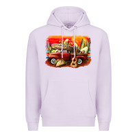 Lilac mexican cinco de mayo truck Premium Hoodie - CowGirlArtShop