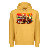 Mustard mexican cinco de mayo truck Premium Hoodie - CowGirlArtShop