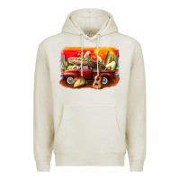 Oatmeal Heather mexican cinco de mayo truck Premium Hoodie - CowGirlArtShop