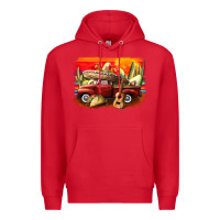 Red mexican cinco de mayo truck Premium Hoodie - CowGirlArtShop