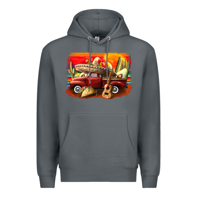 Mexican Cinco De Mayo Truck Premium Hoodie by CowGirlArtShop | Teevron