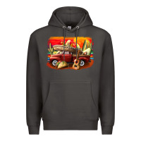 Smoke mexican cinco de mayo truck Premium Hoodie - CowGirlArtShop