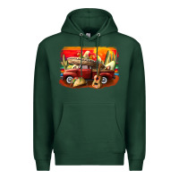 Sports Green mexican cinco de mayo truck Premium Hoodie - CowGirlArtShop