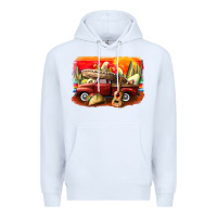 White mexican cinco de mayo truck Premium Hoodie - CowGirlArtShop