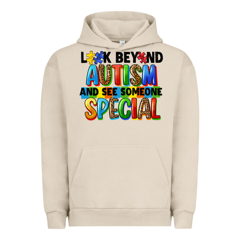 Look Beyond Autism And See Someone Special Urban Hoodie by FaDigitalArtStudio | Teevron