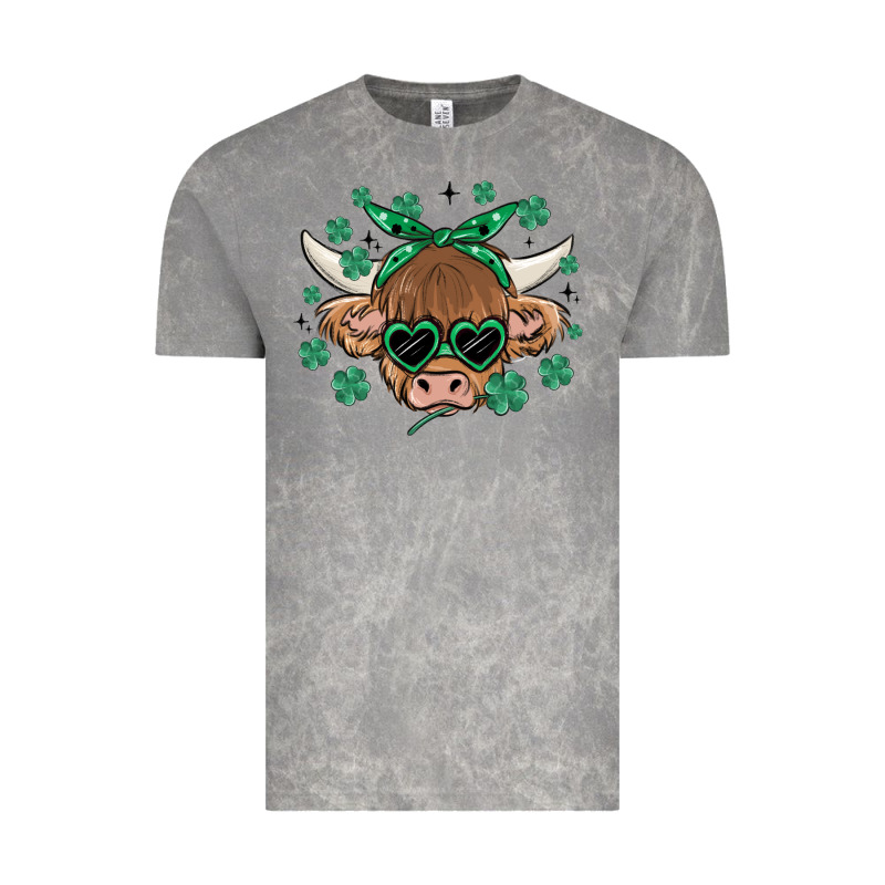 St Patrick's Day Cow Vintage Tee by MaliasSmallBusiness | Teevron