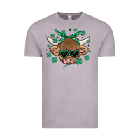 Vintage Zinc st patrick's day cow Vintage Tee - MaliasSmallBusiness
