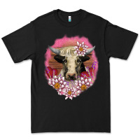 Black v.d lotus and cow Premium Tee - AdoDesignShop